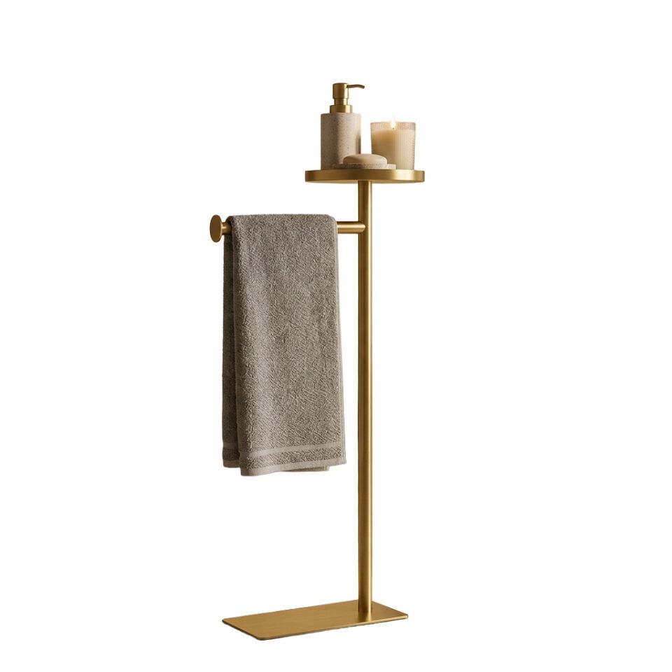 Aukahome 2'li Metal Banyo Standı