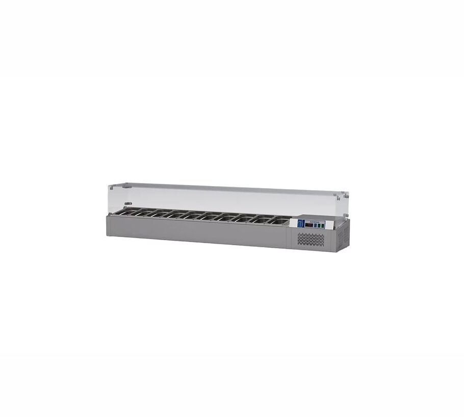Aukahom - 230 Cm. Camlı Set Üstü Soğutucu