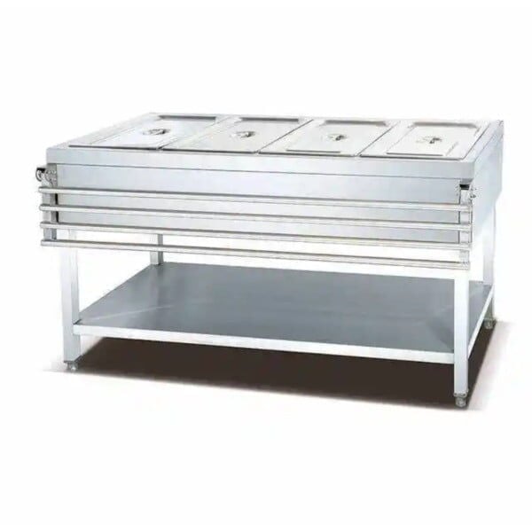Aukahom - Paslanmaz Yemek Servis Tezgahı 4’lü