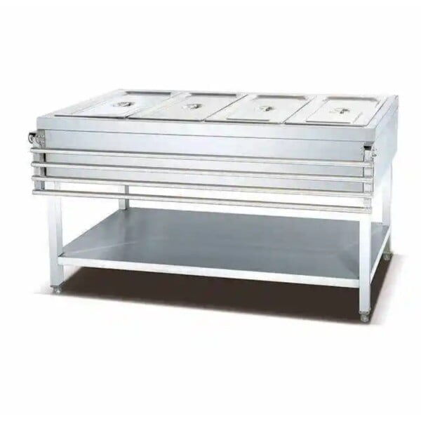 Aukahom - Paslanmaz Yemek Servis Tezgahı 4’lü
