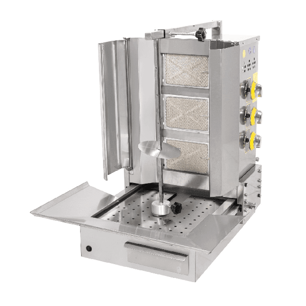 Aukahom - 3’lü Motorlu Döner Ocağı