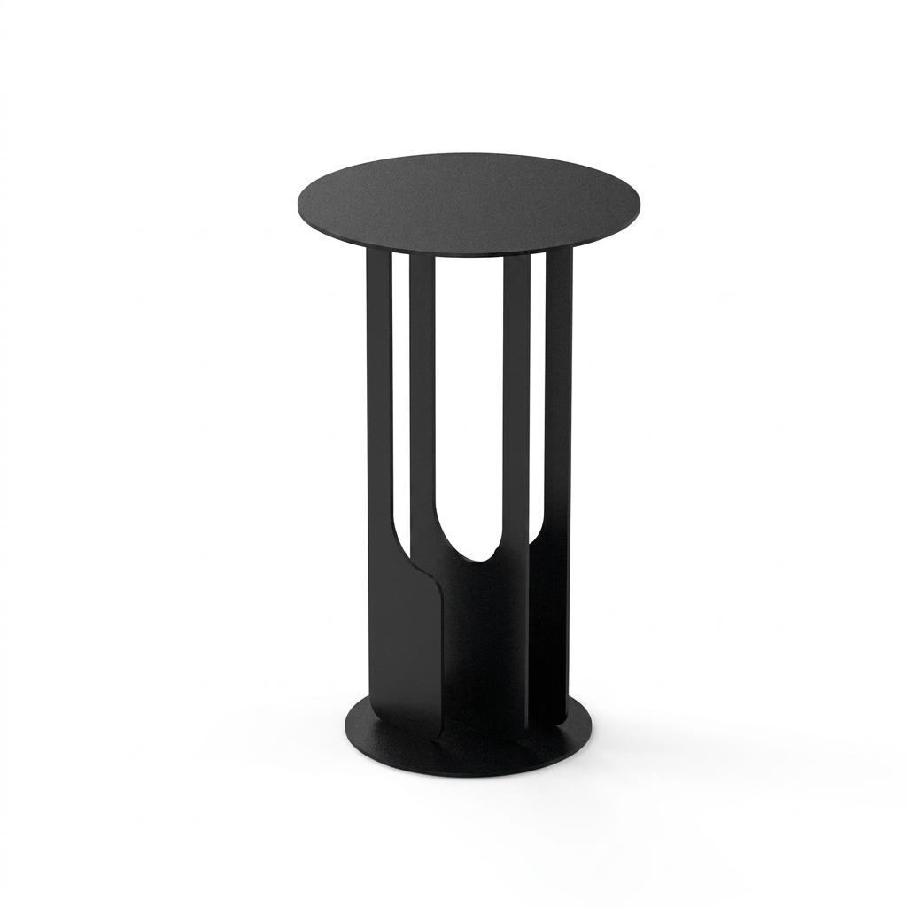 Aukahome Amorf Metal Sehpa Siyah